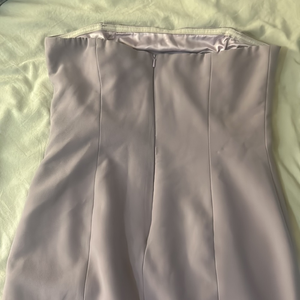 Jay Godfrey Purple Sheath Strapless Dress - Picture 6 of 6